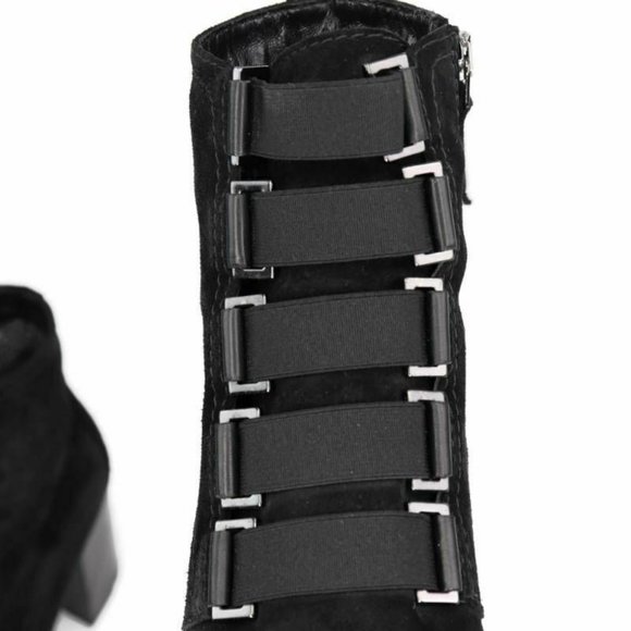 Aquatalia Womens Indira Ankle Boots Black Suede Bl - Picture 7 of 11